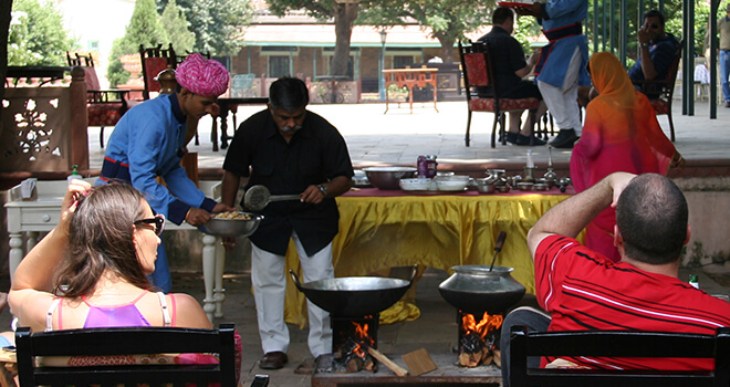 Cooking Demonstration In Narain Niwas Palace